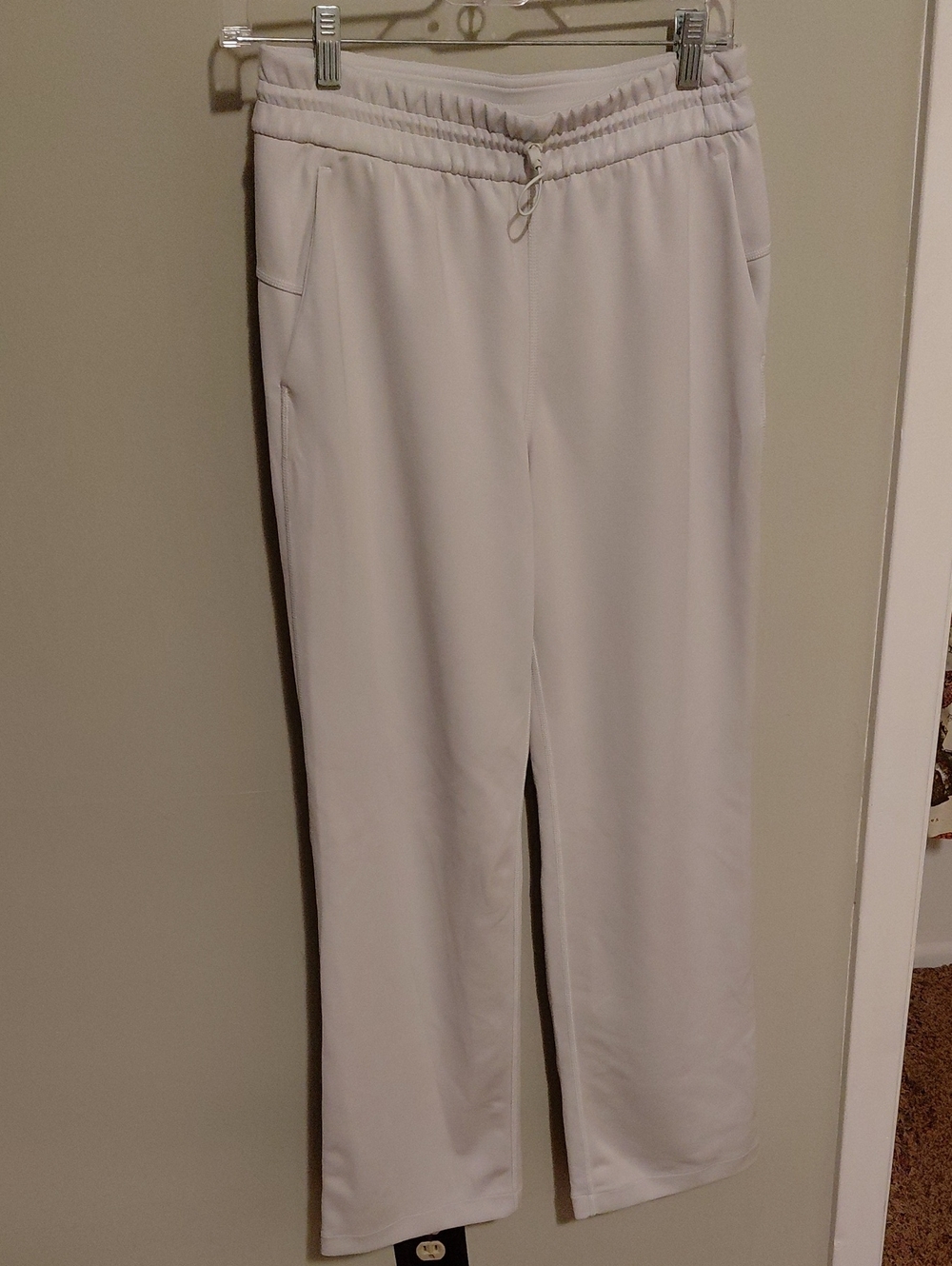 lululemon athletica Light Grey Drawstring Jogger Track Pants